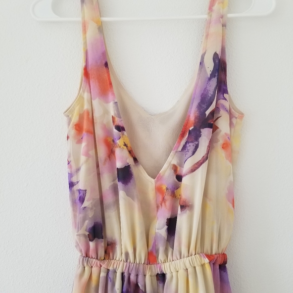 🌸 Show Me Your MuMu Kendall Maxi Dress in Abers Barbers Slit Size Small - Picture 7 of 8